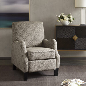 Hoffman Push Back Recliner in Beige Multi From Madison Park