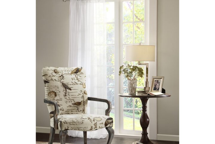 Arnau Accent chair in Ivory Multi From Madison Park