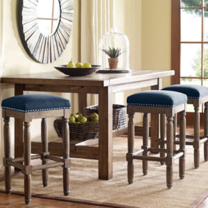 Cirque Counter Stool Set of 2 in Navy From Madison Park