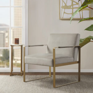 Jayco Accent Chair in Taupe From Martha Stewart