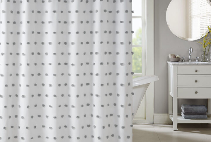 Sophie Shower Curtain in Grey From Madison Park