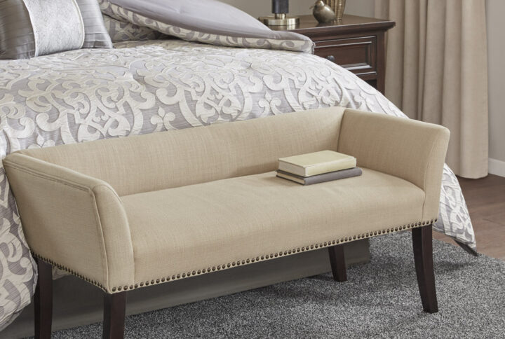 Welburn Accent Bench in Tan From Madison Park