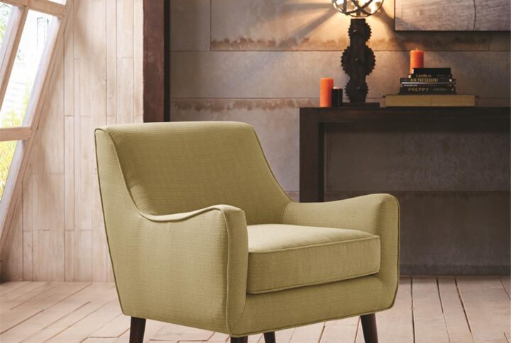 Oxford Mid-Century Accent Chair in Green From Madison Park