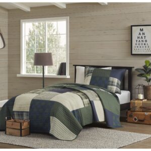 Mill Creek Oversized Cotton Quilt Set in Green From Woolrich