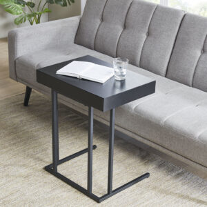 Wynn Pull Up Table in Black From INK+IVY