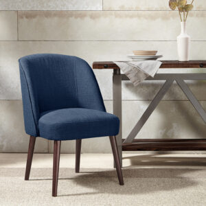 Bexley Rounded Back Dining Chair in Blue From Madison Park