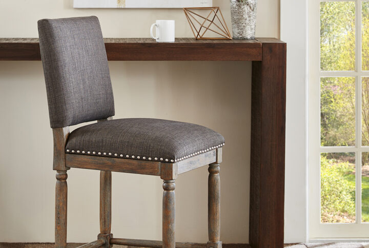 Cirque Counter Stool in Grey From Madison Park