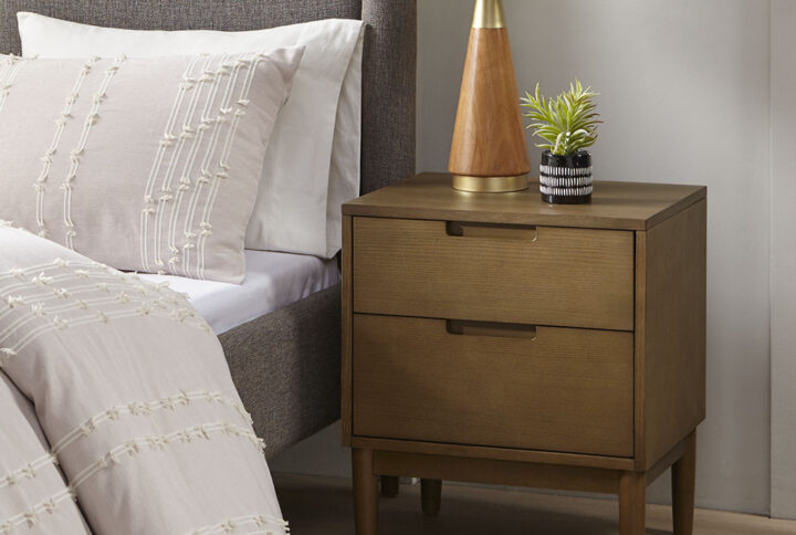 Mallory Nightstand in Brown From INK+IVY