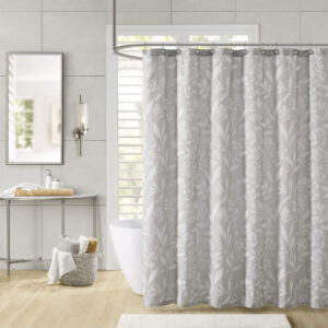 Winslow Floral Shower Curtain in Taupe From Croscill Home