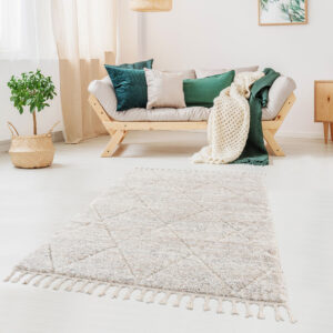 Sophia Talas Trellis Area Rug in Cream in Cream From Madison Park