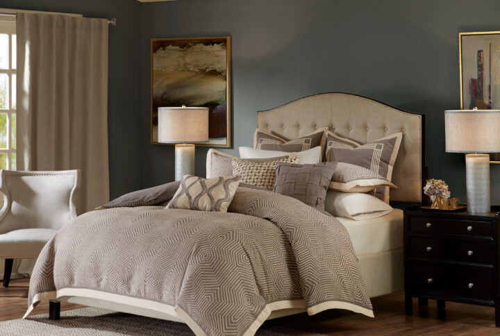 Shades of Grey Comforter Set in Grey From Madison Park Signature