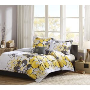 Allison Floral Comforter Set in Yellow From Mi Zone