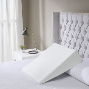 Memory Foam Wedge Pillow in White From Sleep Philosophy