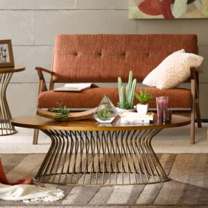 Mercer Coffee Table in Bronze From INK+IVY