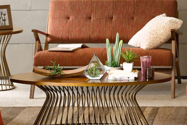 Mercer Coffee Table in Bronze From INK+IVY