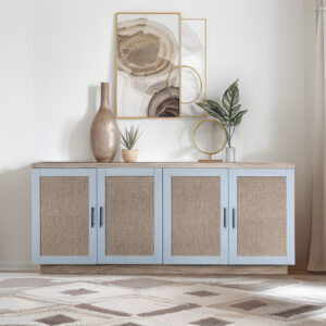 Mattie Accent Cabinet in Wheat/Grey From Chapel Hill