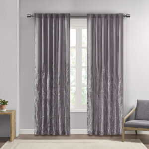 Andora Curtain Panel in Grey From Madison Park