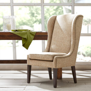 Garbo Captains Dining Chair in Beige From Madison Park