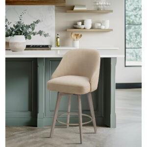 Pearce Counter Stool with Swivel Seat in Sand From Madison Park