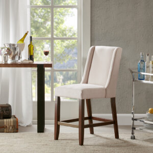 Brody Wing Counter Stool in Cream From Madison Park