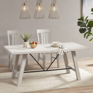 Sonoma Rectangle Dining Table in Reclaimed White From INK+IVY