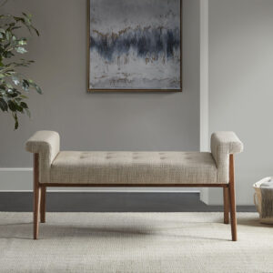 Mason Accent Bench in Tan From INK+IVY