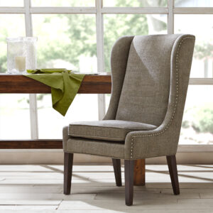 Garbo Captains Dining Chair in Grey From Madison Park