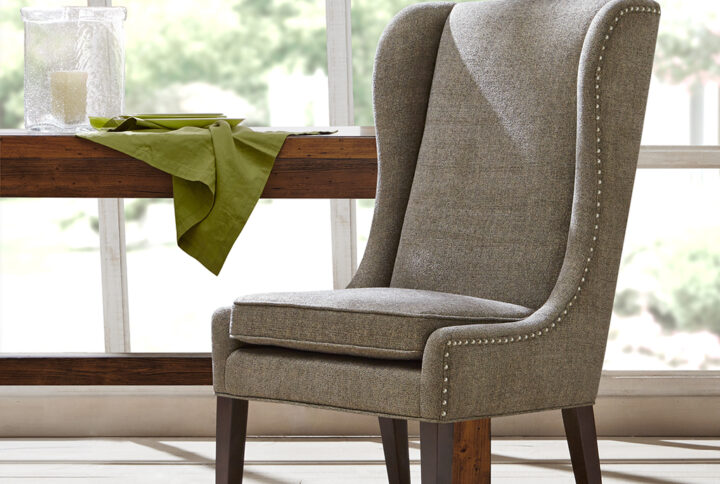 Garbo Captains Dining Chair in Grey From Madison Park