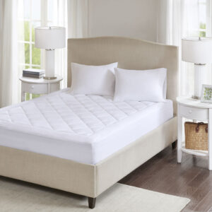 Serenity Deep Pocket Waterproof Mattress Pad in White From Sleep Philosophy