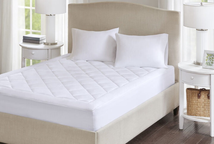 Serenity Deep Pocket Waterproof Mattress Pad in White From Sleep Philosophy