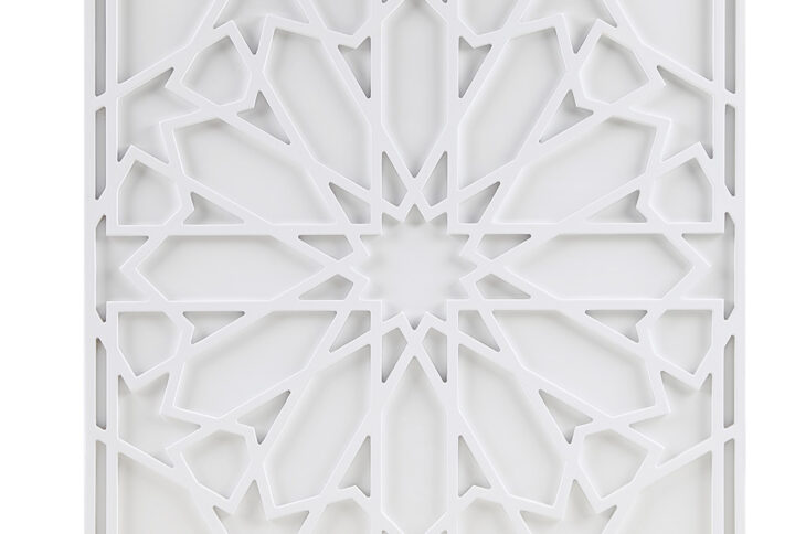 Boho Notion White Medallion Wood Wall Decor in White From Madison Park