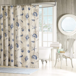 Bayside Shower Curtain in Blue From Madison Park