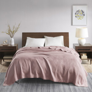 Egyptian Cotton Blanket in Rose From Madison Park