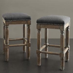 Cirque Counter Stool Set of 2 in Grey From Madison Park