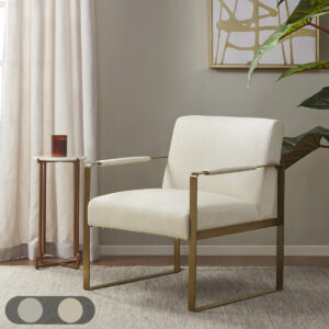 Jayco Accent Chair in Cream From Martha Stewart