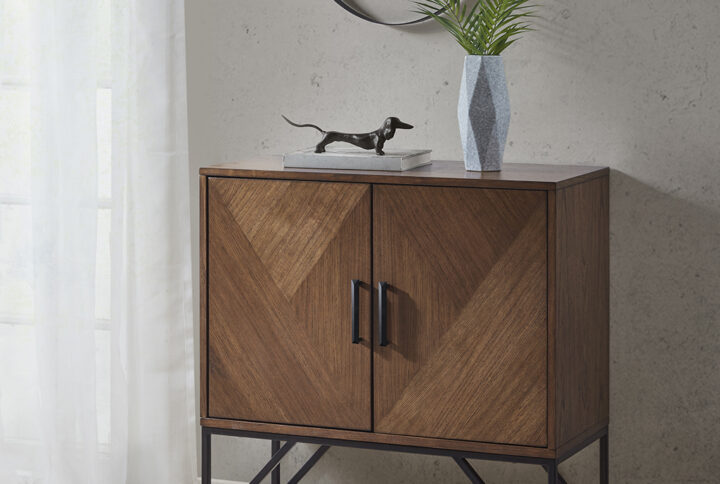 Krista Accent Cabinet in Brown From INK+IVY