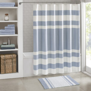 Spa Cotton Reversible Reversible Bath Rug in Blue From Madison Park