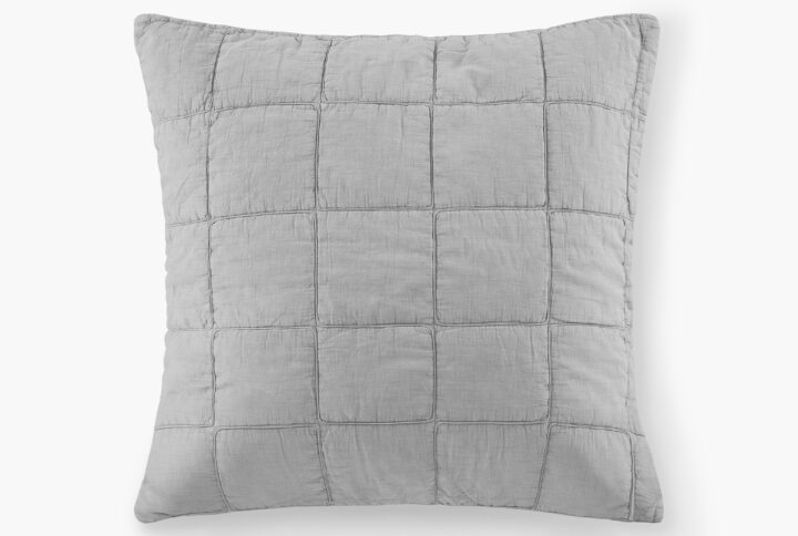 Gema European Pillow Sham in Grey From Croscill Casual