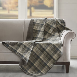 Tasha Quilted Throw in Tan From Woolrich