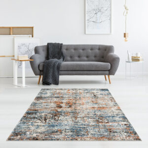 Newport Abstract Area Rug in Multi From Madison Park