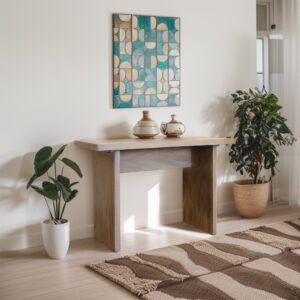 Lailani Console Table in Wheat From Chapel Hill