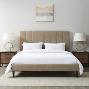 Catalina Catalina Queen Platform Bed in Tan From 510 Design