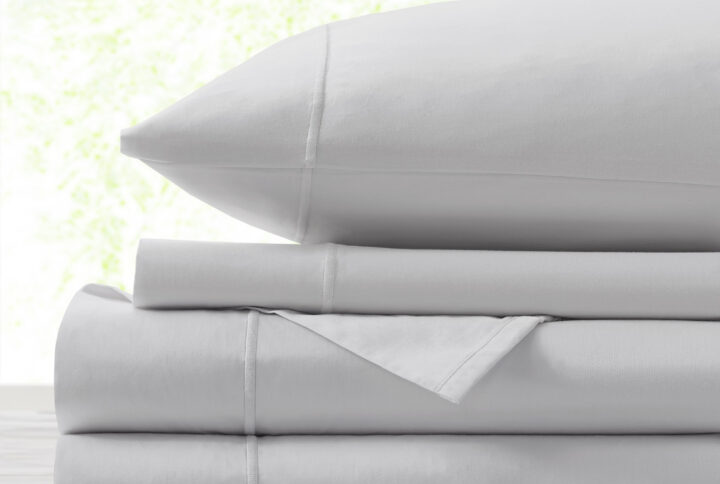 Luxury Egyptian 500TC Cotton Sheet Set in Grey From Croscill