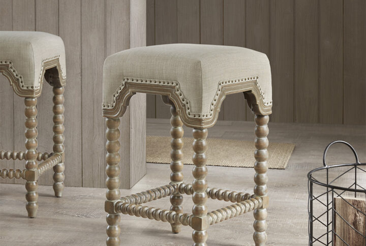 Christine Counterstool in Light Grey From Madison Park