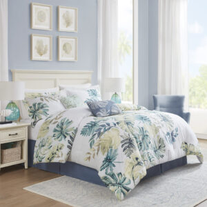 Lorelai Cotton Printed 6 Piece Comforter Set in Multi From Harbor House