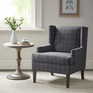 Decker Accent Chair in Charcoal From Martha Stewart