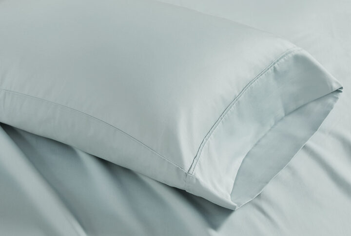 1500 Thread Count Cotton Blend 2 PC Pillowcases in Seafoam From Madison Park