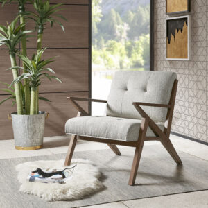 Rocket Lounge Chair in Light Grey From INK+IVY