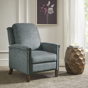 Salina Push Back Recliner in Grey From Madison Park