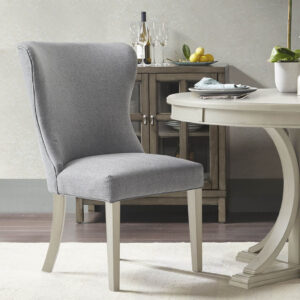 Helena Dining Side Chair in Light Grey From Madison Park Signature